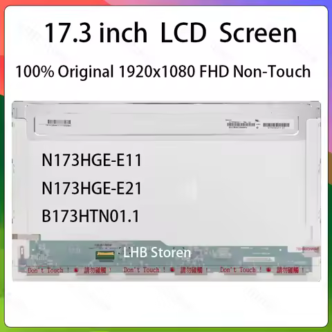 17.3 Inch Laptop LCD Screen N173HGE-E11 N173HGE-E21 B173HTN01.1 For ASUS G74SX-A1 FX71 MSI GL72 GP72
