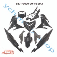 YAMAHA Y15 Y15Z Y15ZR V1 BODY COVER SET COVERSET HITAM SMX BATMAN BLACK 100% ORIGINAL B17-F0000-00-P