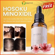 MINOXIDIL 15% ORIGINAL Hair Growth With Collagen And Castor Oil, Hosoku Hair Growth Serum