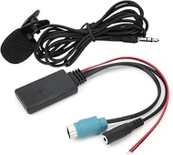 Yctze Car Audio Cable, ABS 12V Bluetooth 5.0 AUX Cable Adapter with Microphone for Alpine KCE‑236B C