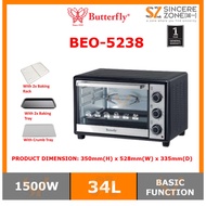 BUTTERFLY BEO-5238 ELECTRIC OVEN 34L