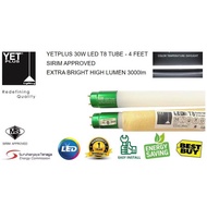 T8 LED Fluorescent Tube 4 Feet 30W/Kalimantang Lamp/(Earloop)Lamp [SIRIM]