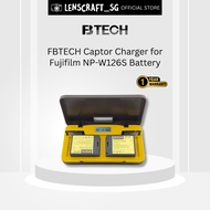 FBTECH Captor Charger for Fujifilm NP-W126S battery