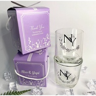 Espresso Glass Coffee Cup Latte Tea Cup Espresso Glass Drinking Glass Screen Printed Custom Box Pack