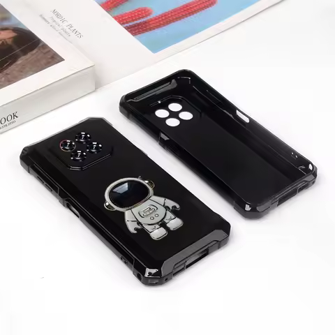 Skinlee For Cubot KingKong ES3 Case Astronaut Stand Bracket Silicone Shockproof TPU Cover For Cubot 