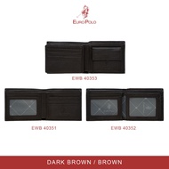 Euro Polo Genuine Cow Leather Dompet Lelaki Bi-Fold Men’s Wallet Dual Color - EWB 40351/ 40352/ 4035