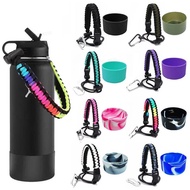 Hydroflask Accessories 12-40oz Tumbler Silicone Boot Hydroflask 1.0 Tumbler Paracord Handle Rope Set