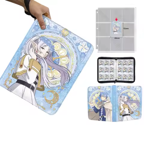 Frieren: Beyond Journey's End Card Book Zipper Binder Business Card Holder Folder Children's Toys An