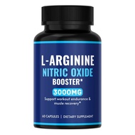 L-Arginine Nitric Oxide | Capsules for Men | L-Arginine Nitric 3000 MG - 60 Capsule (Pack 1)