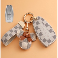 For Proton X50 X70 Remote Key Case Leather Case Keychain