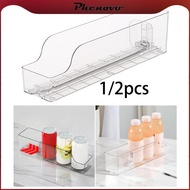 [Phenovo] Refrigerator Drink Organizer Drink Storage Box Multifunction Sturdy Soda Can