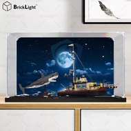 BrickLight™Transparent Acrylic Anti-dust Box Suitable for Lego 21350 Great White Shark Killer Whale 
