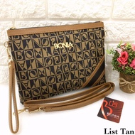 Tas Batam BONIA LINE Super Premium Import Clutch selempang wanita