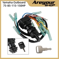 Boat Ignition Key Switch fit for Yamaha Outboard 75-85-115-150HP 703-82510