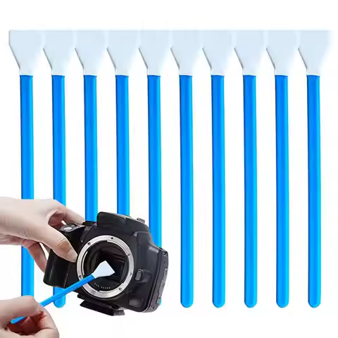 Camera Cleaning Swabs 10pcs Full Frame Camera Cleaning Kit 16mm Sensor Cleaner Solution For Mirrorle