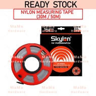 30M (100 feet) / 50M (165ft) Nylon Skylon Measuring Tape Fiber Glass Caoting With PVC Pita Pengukur