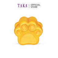 TAKA Jewellery 999 Pure Gold Charm Paw