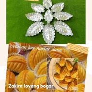 Nastar cake mold,/ leaf, Eid nastar cake mold, contents 20 pcs, size 6x4cm
