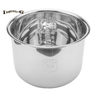 6L Pressure Cooker Inner Pot Rice Pressure Cooker Liner Stainless Steel Inner Pot Minute Pressure Co