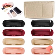 BEAUTY 1Pcs Insert Bag, Storage Bags Multi-Pocket Linner Bag,  Felt Travel Portable Bag Organizer for Longchamp Mini Bag