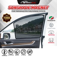 Magnetic Car Sun Shade Perodua Toyota Car Auto Side Window Curtain Car SUNSHADE AXIA ALZA ARUZ BEZZA