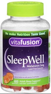 VitaFusion melatonin褪黑激素3亳克,幫助睡眠，60粒