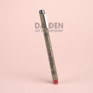[BLACK SKIN - DISTRICT 3] Sakura Pigma Micron Pen 005 Waterproof Red Ink