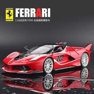Bimei Gao 1: 18 Simulation Alloy Sports Car Laferrari FXXK Model Open Door Decoration Children's Toy