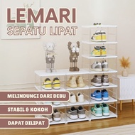 Transparent Shoe Box Thicker and Stronger Multifunctional Folding Shoe Box C0103B