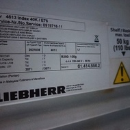 Freezer Upright Liebherr FDV 4613 Cuci Gudang Tutup Bekas