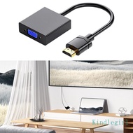 KING VGA to HDTV Adapter Converters PC VGA Source Output to Monitors HDTV Connector VGA Female to HD