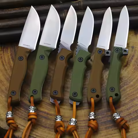 WPKOPYA German 9CR18MOV All Tang One Mini EDC Tool Knife, camping rescue knife, outdoor hunting tool