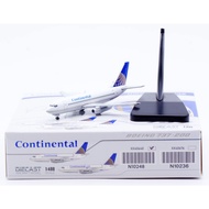 XX40640 Alloy Collectible Plane Gift JC Wings 1:400 Continental Airlines Boeing B737-200 [Polished] 