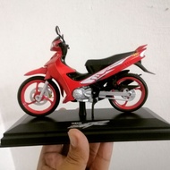 Yamaha 125ZR Merah Madi Replika Diecast Model