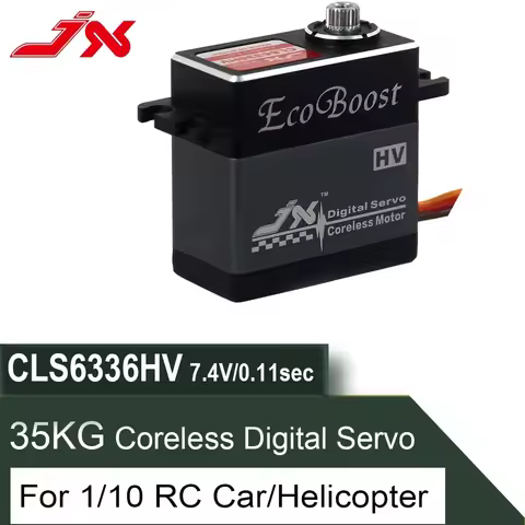 JX CLS6322HV CLS6336HV 35KG Digital Servo Ecoboost Aluminium Shell Metal Gear HV Coreless Motor For 