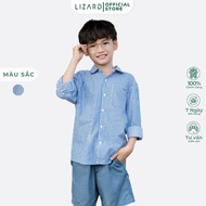 Korean style Lizard cotton boys' long-sleeved shirt - 4SP23T032