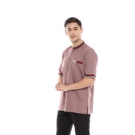 UNGU KEMEJA Arraya koko Shirt For Adult Men dusty Purple Color muslim Clothing For Men Tops batik Shirts For Men muslim fashion Short Sleeve Men's Clothing