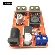 [CHiWANji] DC-DC 9V / 12V / 24V / 36V To 5V Dual USB Buck Module Solar Charger 3A