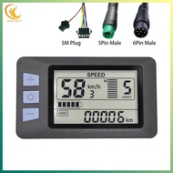[ygdgentgklh.vn] P3H Electric Bike Meter Display 24V 36V 48V 60V for Electric Scooter (6PIN)