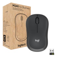 M240 for Business Silent Wireless Mouse, Secure Logi Bolt USB Receiver, Bluetooth, Globally Certifie