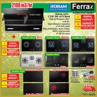 [Combo Offer] Robam A676 Cooker Hood with Hob B272 / B276 / 9B6H20 / 9B6H31 / ZG830B/ G370/ 7W2H00/ 