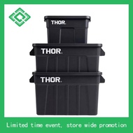 THOR Storage Box with Lid - 53L Large Capacity Stackable Storage Container Bekas Barang
