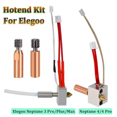 24V 50W Hotend Kit For Elegoo Neptune 4 4Pro 3D Printer Parts High Speed 40W J-head Print Head For E