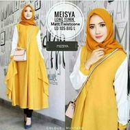 MI15 Long Tunic Meisya 5 COLORS GC/ Muslim Top/ Muslim Women's Clothing/ Muslim Fashion/