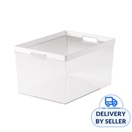 Citylife 16L Desk Drawer Organizer Box (Clear - White)