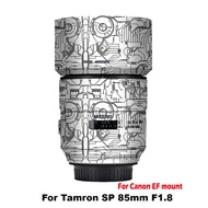 Customized Sticker For Tamron SP 85mm F1.8 Di VC USD Decal Skin Camera Lens Stickers Vinyl Wrap Film