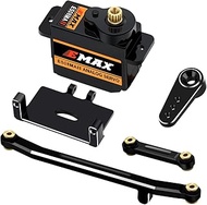 EPINON for AXIAL SCX24 Servo Metal Gear EMAX Servo Steering Servo with Servo Mount Bracket and Arm a