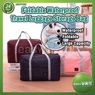 EASYWARE 2023 Foldable Waterproof Travel Luggage Storage Bag Melancong Beg Balik Kampung
