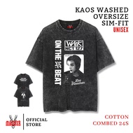 MACDEER NCT HAECHAN HOLO IN SEPTEMBER Oversize washed tshirt slimfit Stonewash HAECHAN T-shirt 1-8