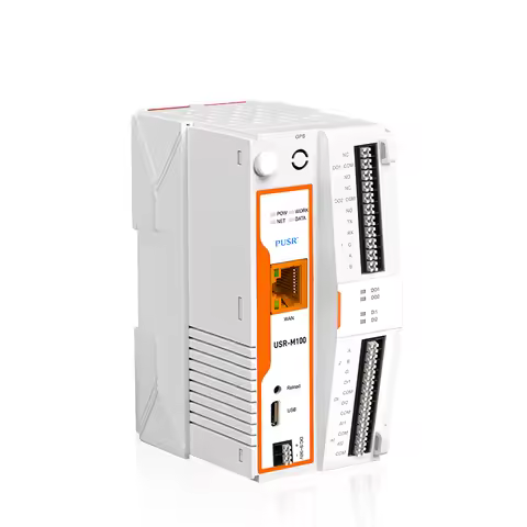 PUSR Remote IoT Gateway Ethernet Network Piont 300/1000 Modbus Gateway IO Extender SD Card Offline C